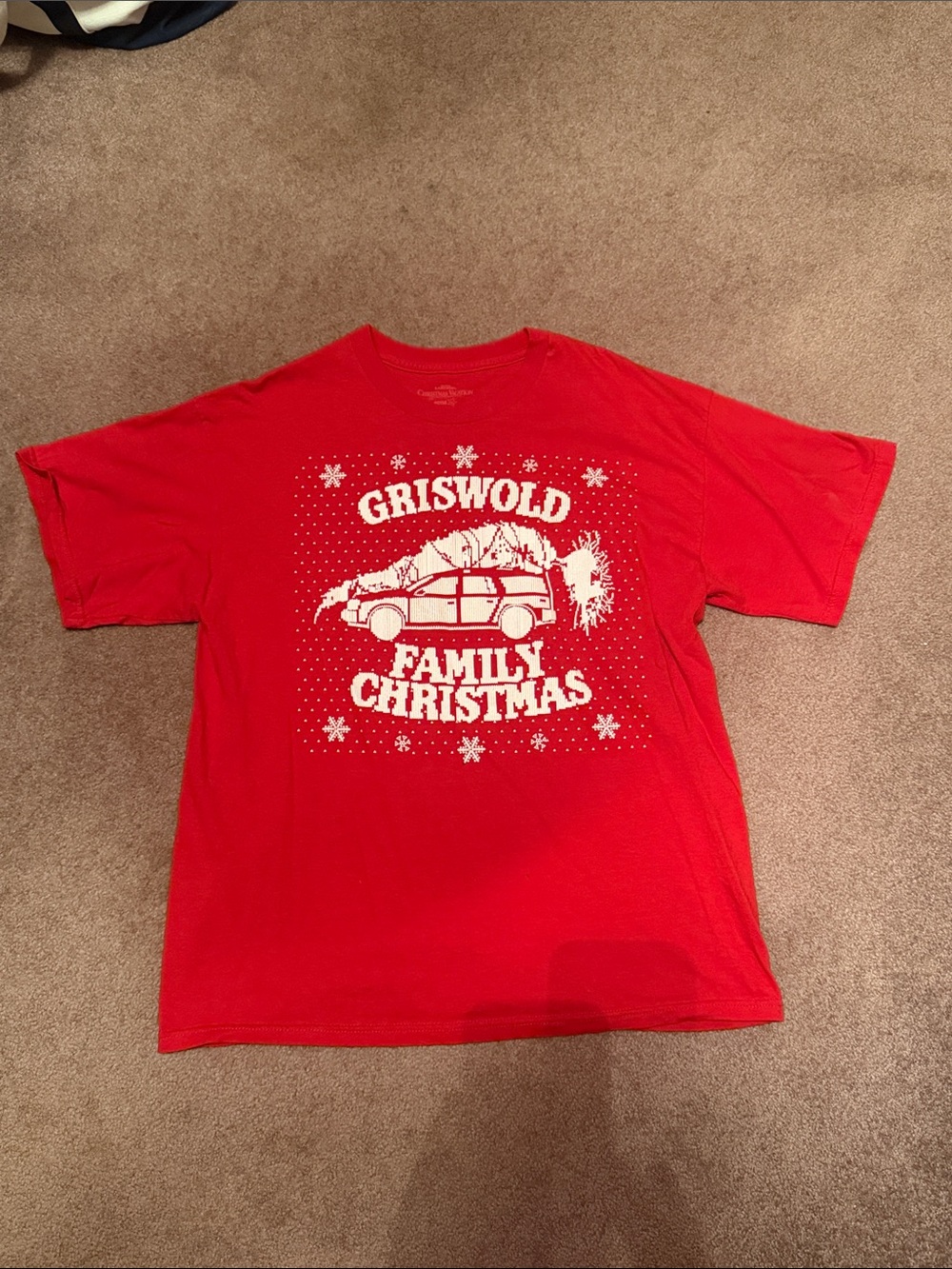 Griswold Family Christmas Red Graphic Tee